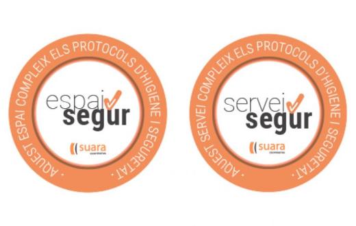 Suara Cooperativa crea los sellos ‘Espacio Seguro’ y ‘Servicio Seguro’ y los implanta en Suara Inserción. Por el compromiso con las mesuras de prevención del coronavirus