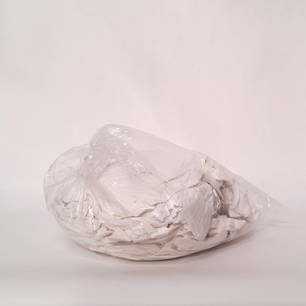 Trapo industrial de sábana blanco 100% de algodón 1kg