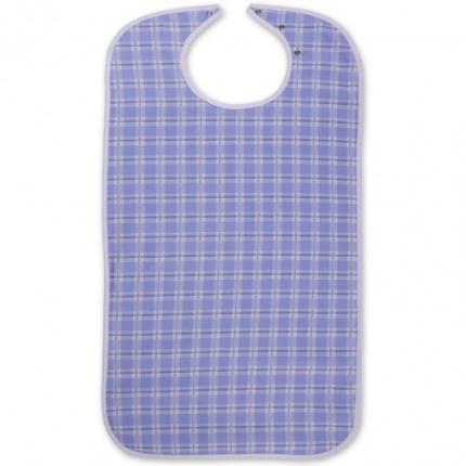 BABERO REUTILIZABLE CLIPS ESTAMPADO CELESTE 60 X 40