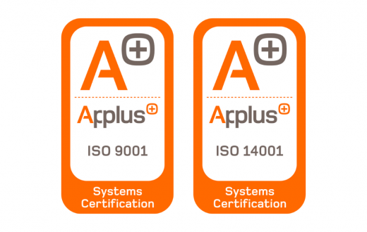 Certificado ISO 9001 y 14001