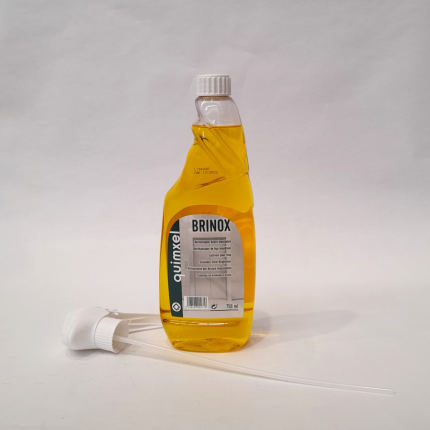 Abrillantador Acero Inox Brinox 750 ml con pulverizador